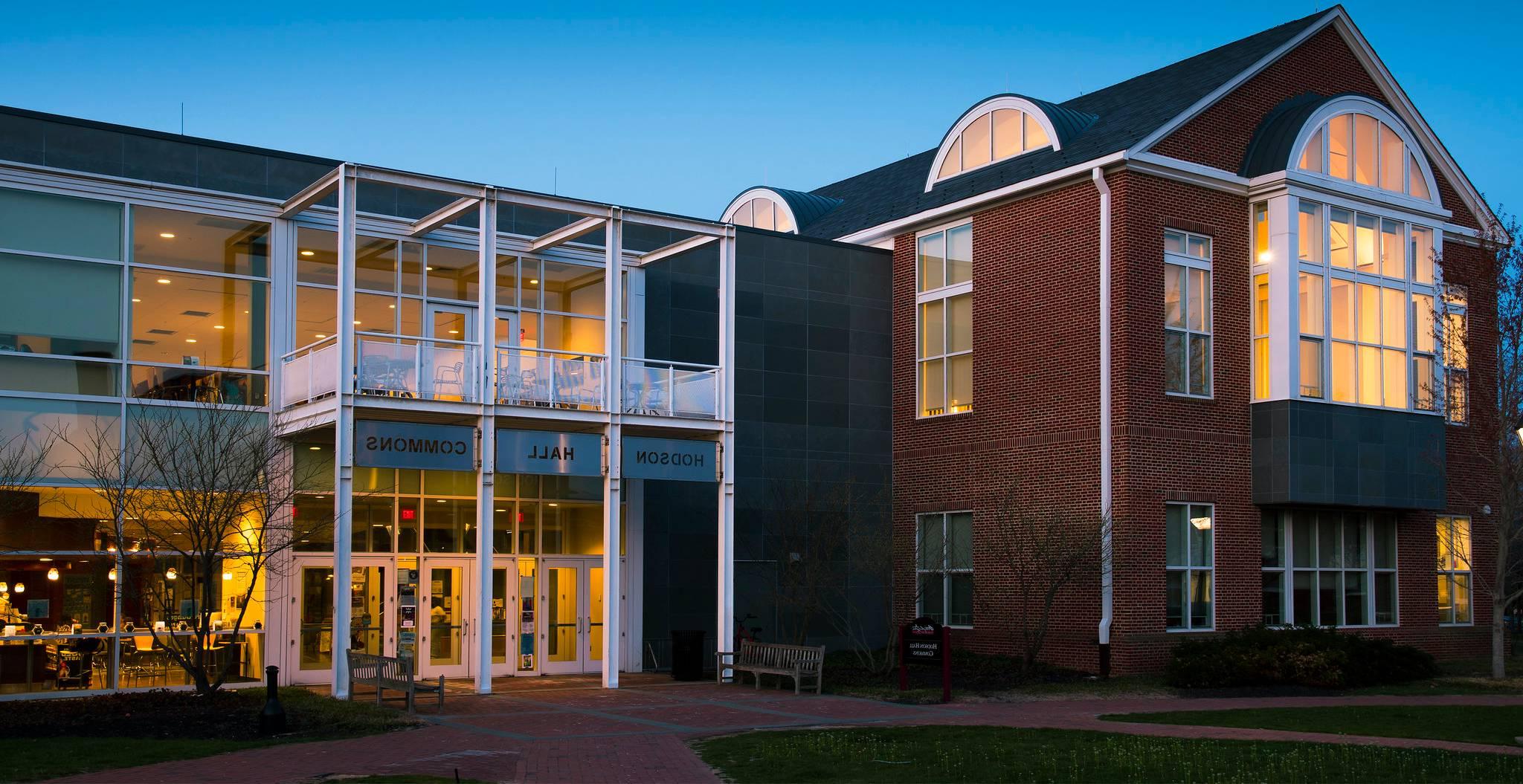 view of Hodson Hall Commons